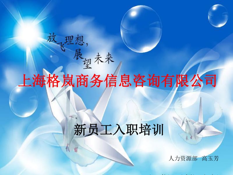 某商務(wù)信息咨詢公司新員工入職培訓(xùn)教材
